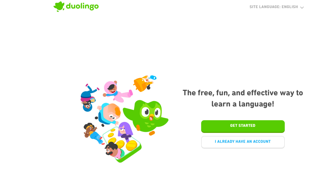 Duolingo（多邻国）-全球超火的语言学习 App